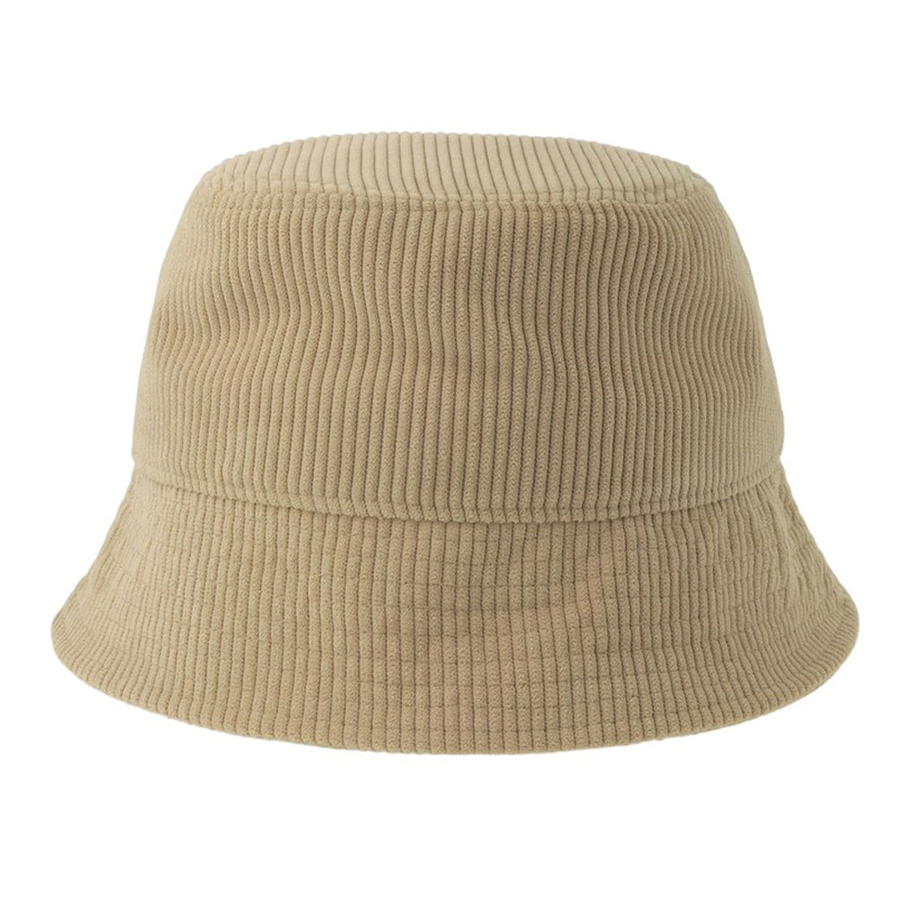 Stone - Front - Atlantis Headwear Cumbre Corduroy Unstructured Bucket Hat