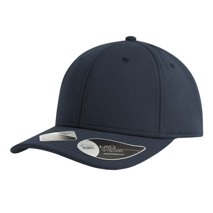 Navy - Front - Atlantis Headwear Unisex Adult Skye 6 Panel Recycled Structured Baseball Cap