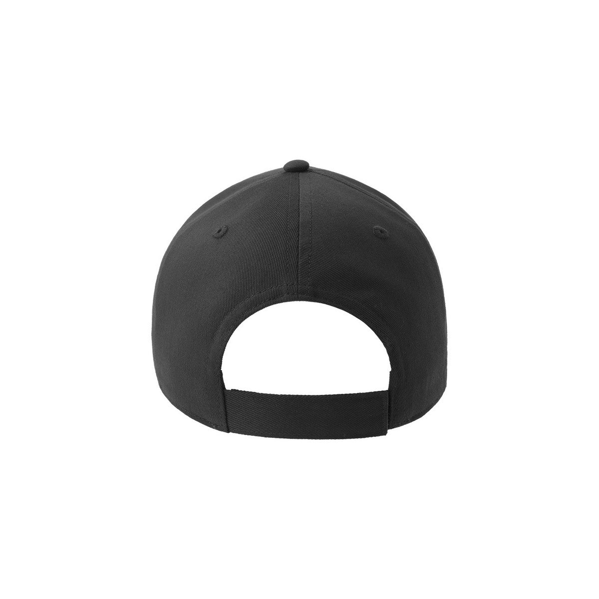 Dark Grey - Back - Atlantis Headwear Unisex Adult Egon Structured Baseball Cap