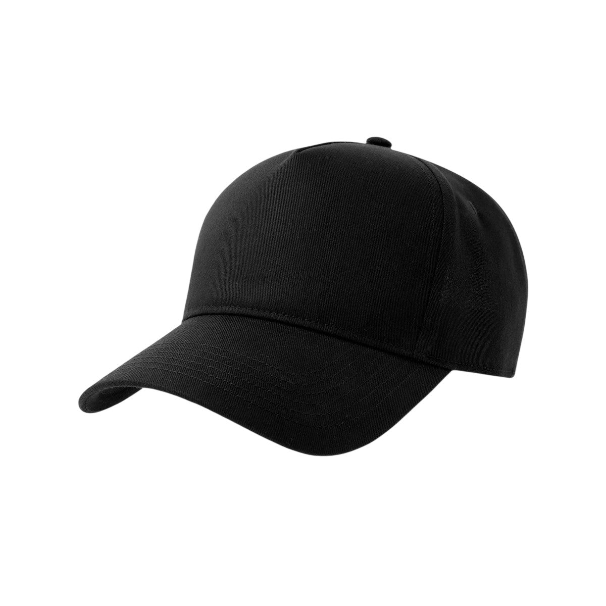 Black - Front - Atlantis Headwear Unisex Adult Egon Structured Baseball Cap
