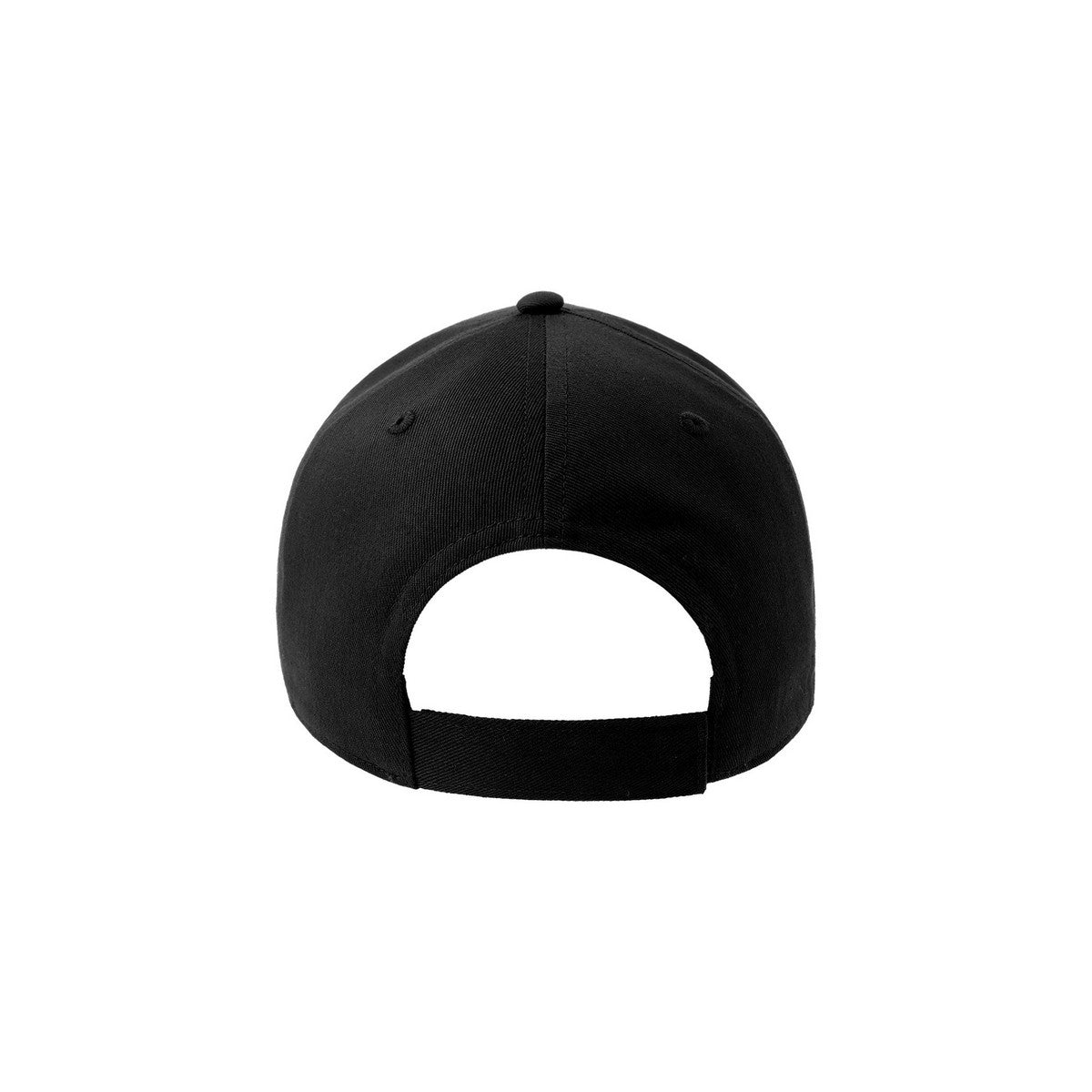 Black - Back - Atlantis Headwear Unisex Adult Egon Structured Baseball Cap