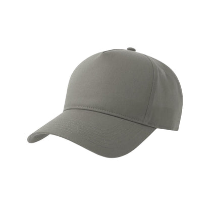 Grey - Front - Atlantis Headwear Unisex Adult Egon Structured Baseball Cap