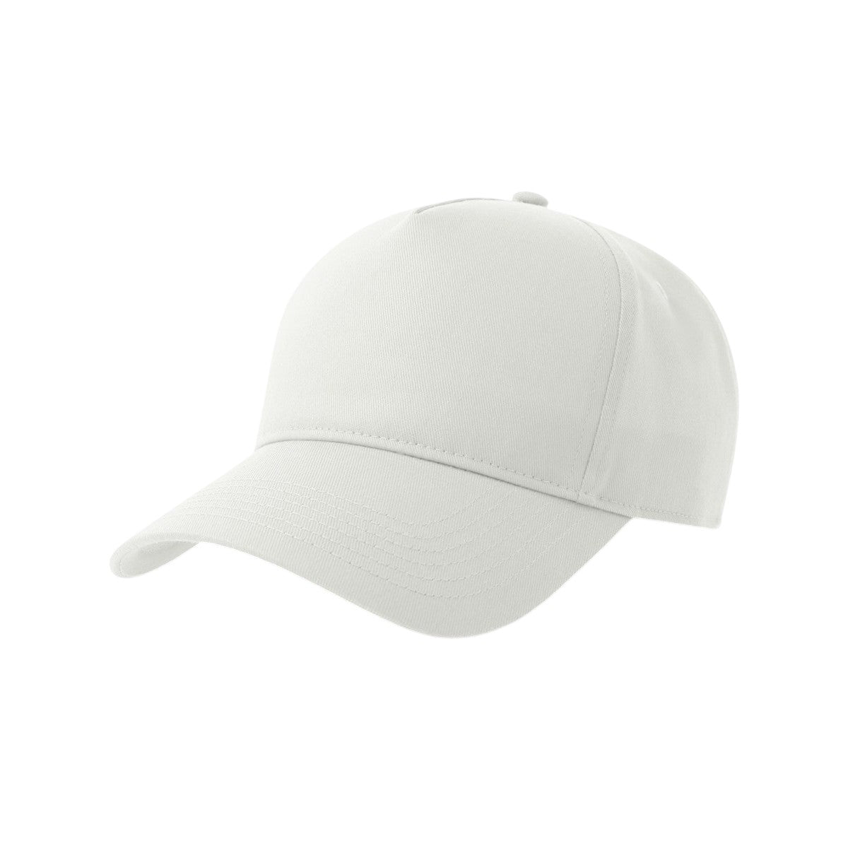 White - Front - Atlantis Headwear Unisex Adult Egon Structured Baseball Cap