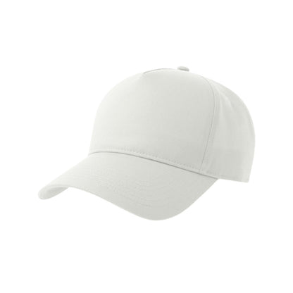 White - Front - Atlantis Headwear Unisex Adult Egon Structured Baseball Cap