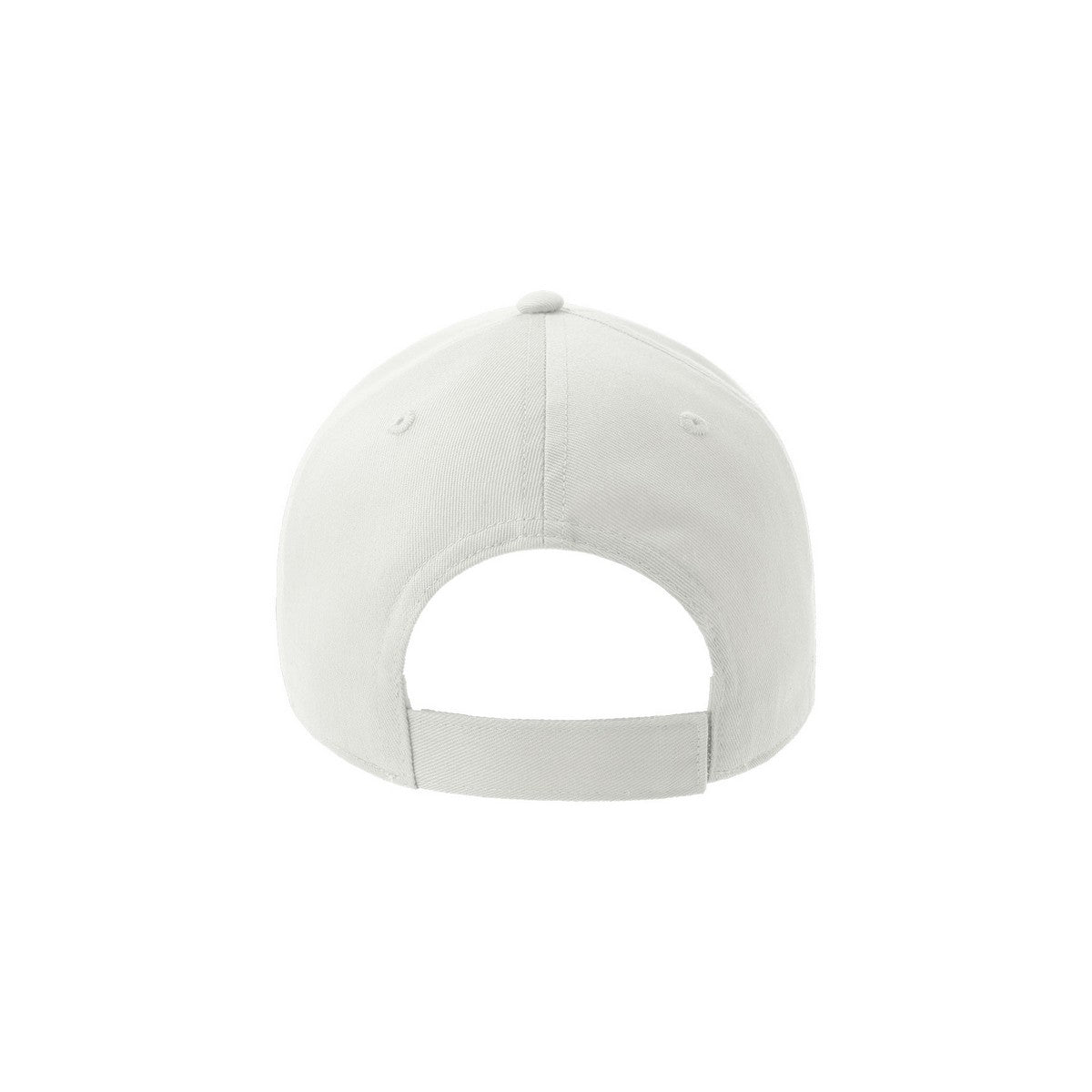 White - Back - Atlantis Headwear Unisex Adult Egon Structured Baseball Cap
