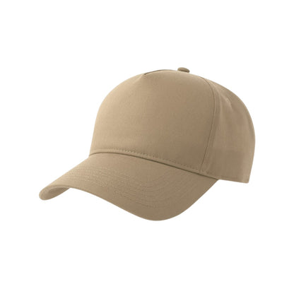 Khaki - Front - Atlantis Headwear Unisex Adult Egon Structured Baseball Cap