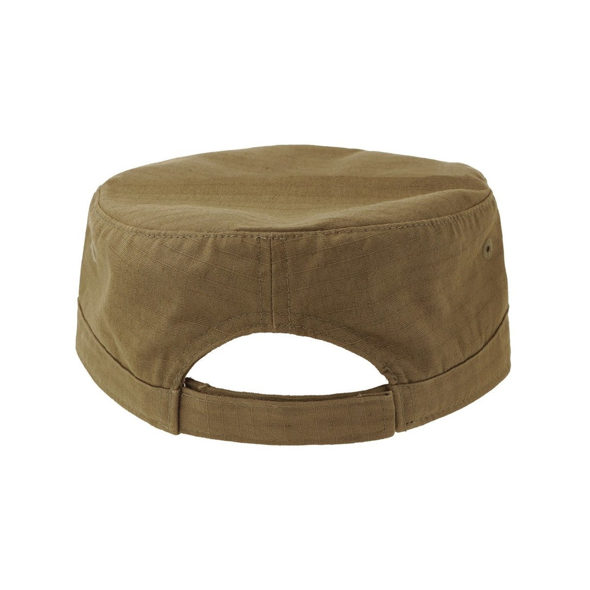 Olive - Back - Atlantis Headwear Army-S Unipanel Ripstop Army Cap