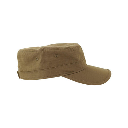 Olive - Lifestyle - Atlantis Headwear Army-S Unipanel Ripstop Army Cap