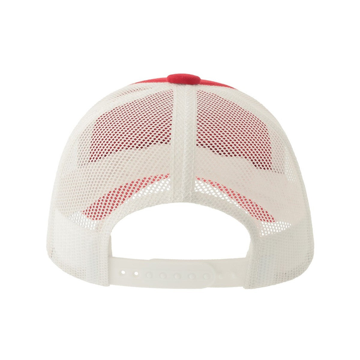Red - Back - Atlantis Headwear Unisex Adult Record-S 5 Panel Recycled High Profile Trucker Cap