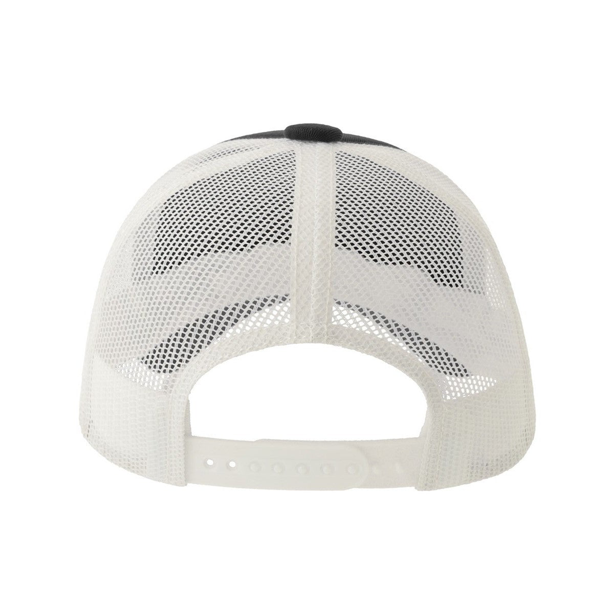 Black - Back - Atlantis Headwear Unisex Adult Record-S 5 Panel Recycled High Profile Trucker Cap