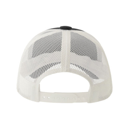 Black - Back - Atlantis Headwear Unisex Adult Record-S 5 Panel Recycled High Profile Trucker Cap