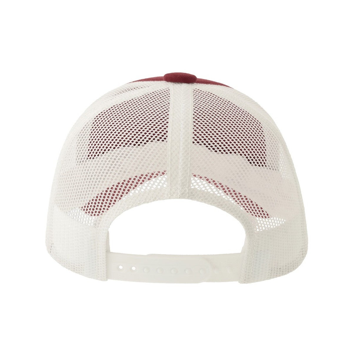 Cardinal Red - Back - Atlantis Headwear Unisex Adult Record-S 5 Panel Recycled High Profile Trucker Cap
