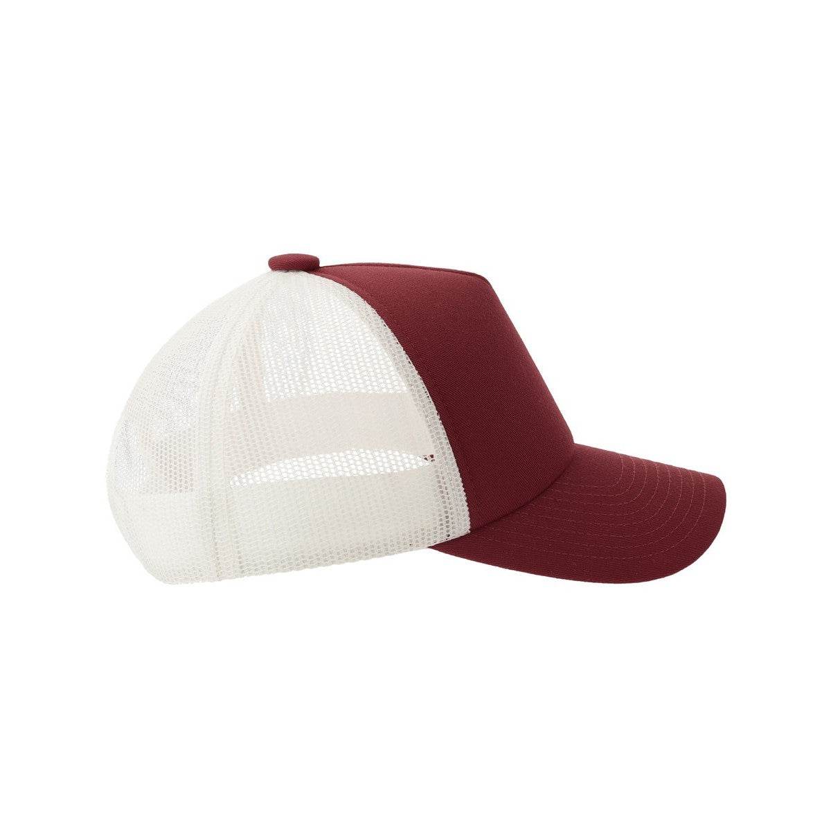 Cardinal Red - Lifestyle - Atlantis Headwear Unisex Adult Record-S 5 Panel Recycled High Profile Trucker Cap