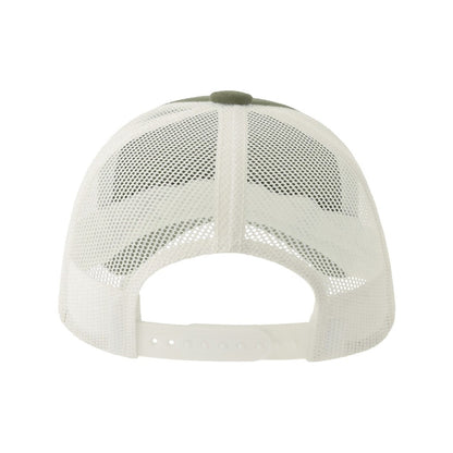 Olive - Back - Atlantis Headwear Unisex Adult Record-S 5 Panel Recycled High Profile Trucker Cap