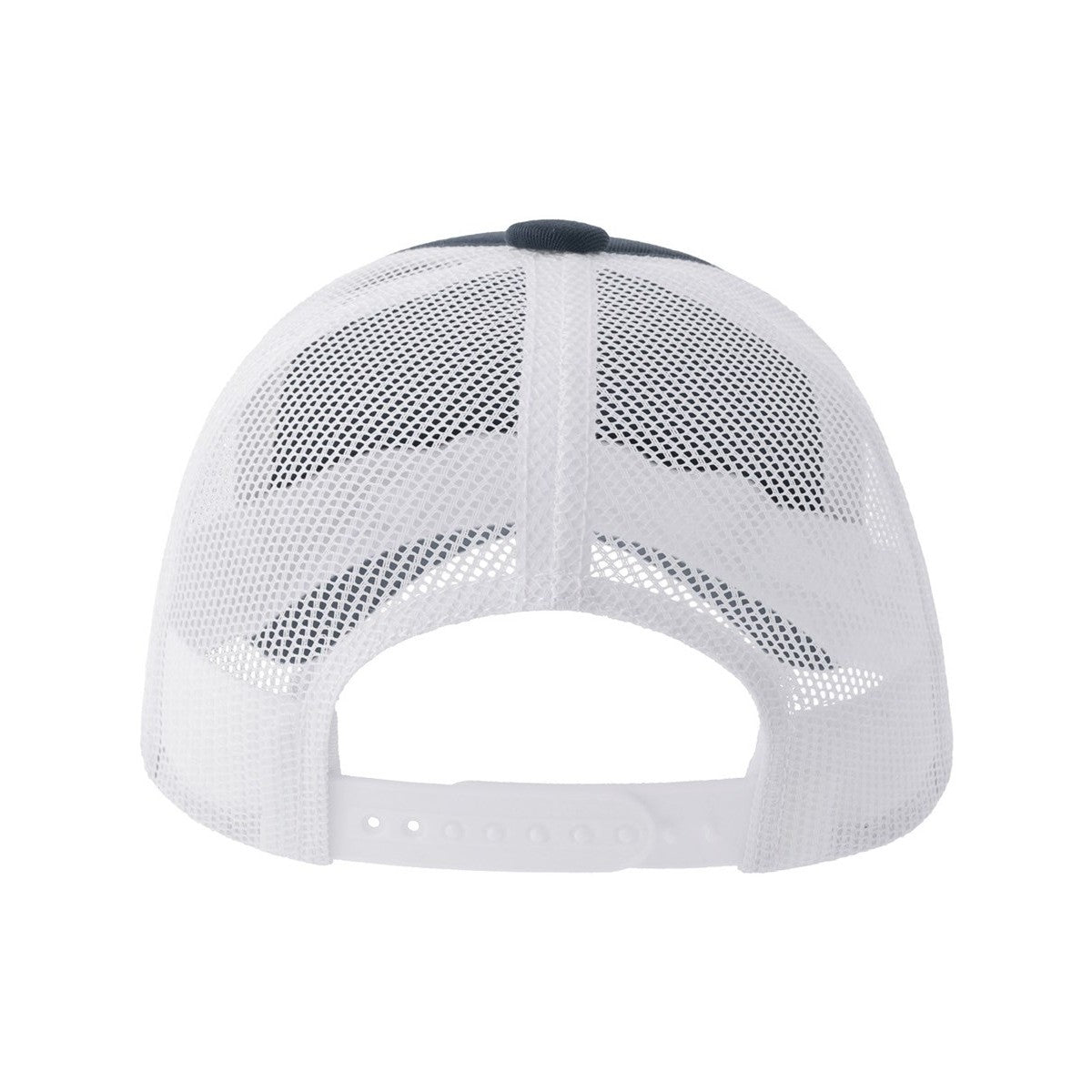 Navy - Back - Atlantis Headwear Unisex Adult Record-S 5 Panel Recycled High Profile Trucker Cap