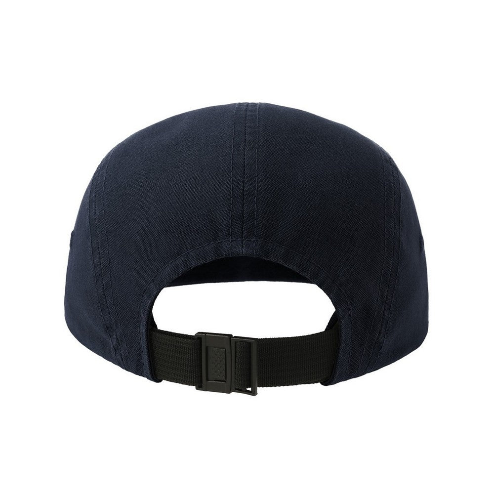 Navy - Back - Atlantis Unisex Adult Darwin Canvas Camper Cap