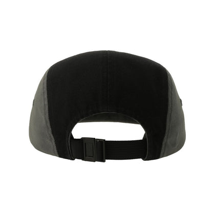 White-Black-Dark Grey - Back - Atlantis Unisex Adult Darwin Canvas Camper Cap