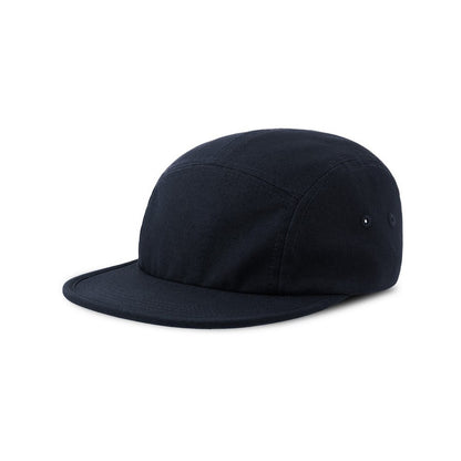 Navy - Front - Atlantis Unisex Adult Darwin Canvas Camper Cap