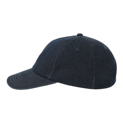 Dark Denim - Side - Atlantis Unisex Adult 5 Panel Unstructured Cap