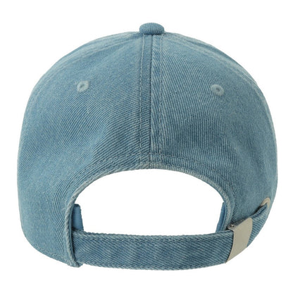 Light Denim - Back - Atlantis Unisex Adult 5 Panel Unstructured Cap