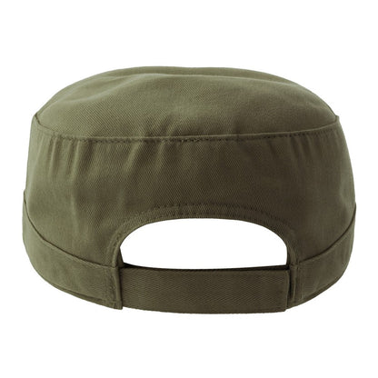 Olive - Back - Atlantis Unisex Adult Tank S Curved Organic Unstructured Cap