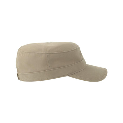 Khaki - Front - Atlantis Unisex Adult Tank S Curved Organic Unstructured Cap