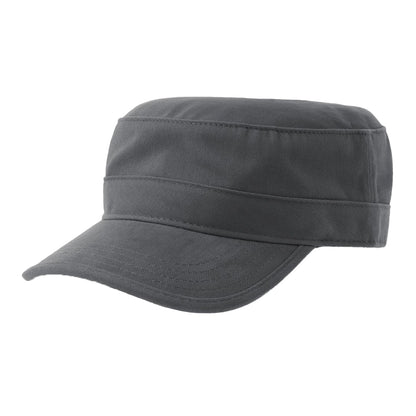 Dark Grey - Front - Atlantis Unisex Adult Tank S Curved Organic Unstructured Cap