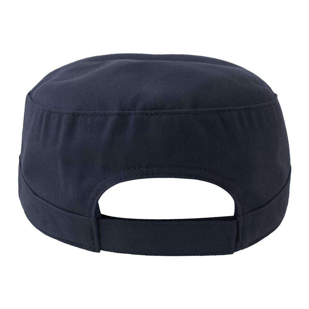 Navy - Back - Atlantis Unisex Adult Tank S Curved Organic Unstructured Cap