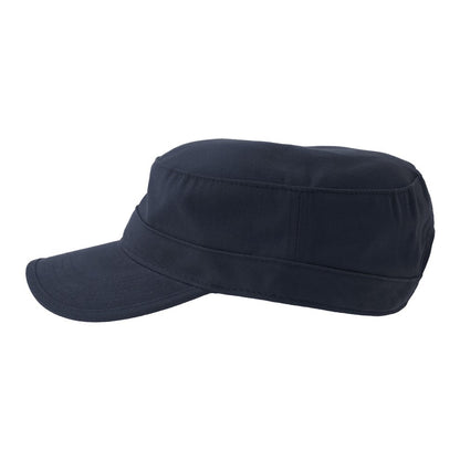 Navy - Side - Atlantis Unisex Adult Tank S Curved Organic Unstructured Cap