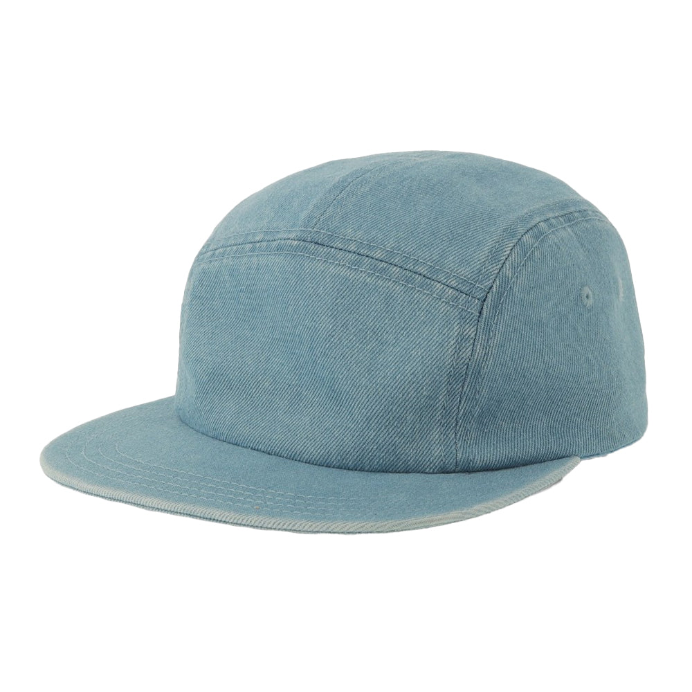 Light Denim - Front - Atlantis Unisex Adult Ruby Unstructured Camper Cap