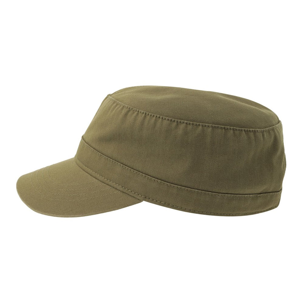 Olive - Side - Atlantis Unisex Adult Curved Organic Unstructured Cap