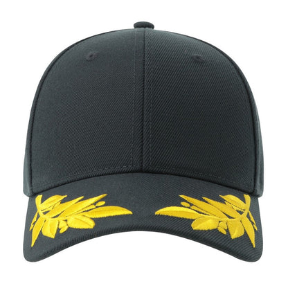 Navy - Front - Atlantis Unisex Adult Winner S 6 Panel Structured Baseball Cap