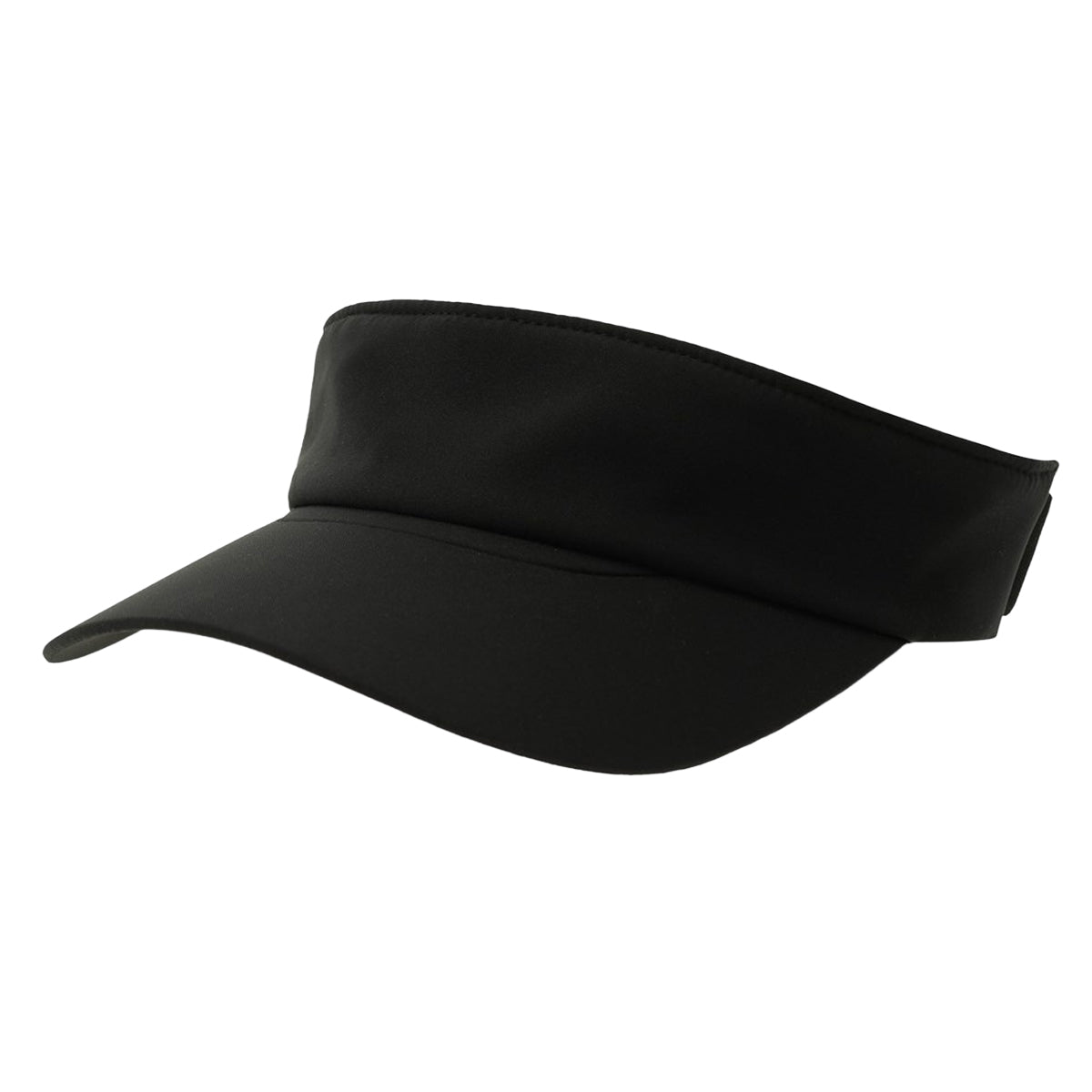 Black-Dark Grey - Side - Atlantis Unisex Adult Teide Recycled Visor