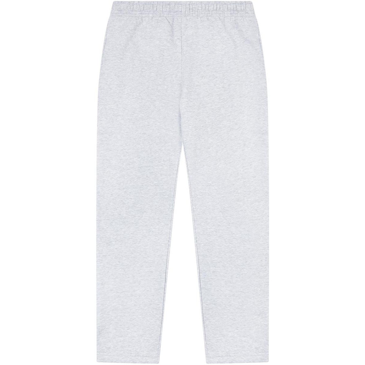 Ash Grey - Back - Casual Classics Unisex Adult Core Combed Cotton Split Hem Jogging Bottoms