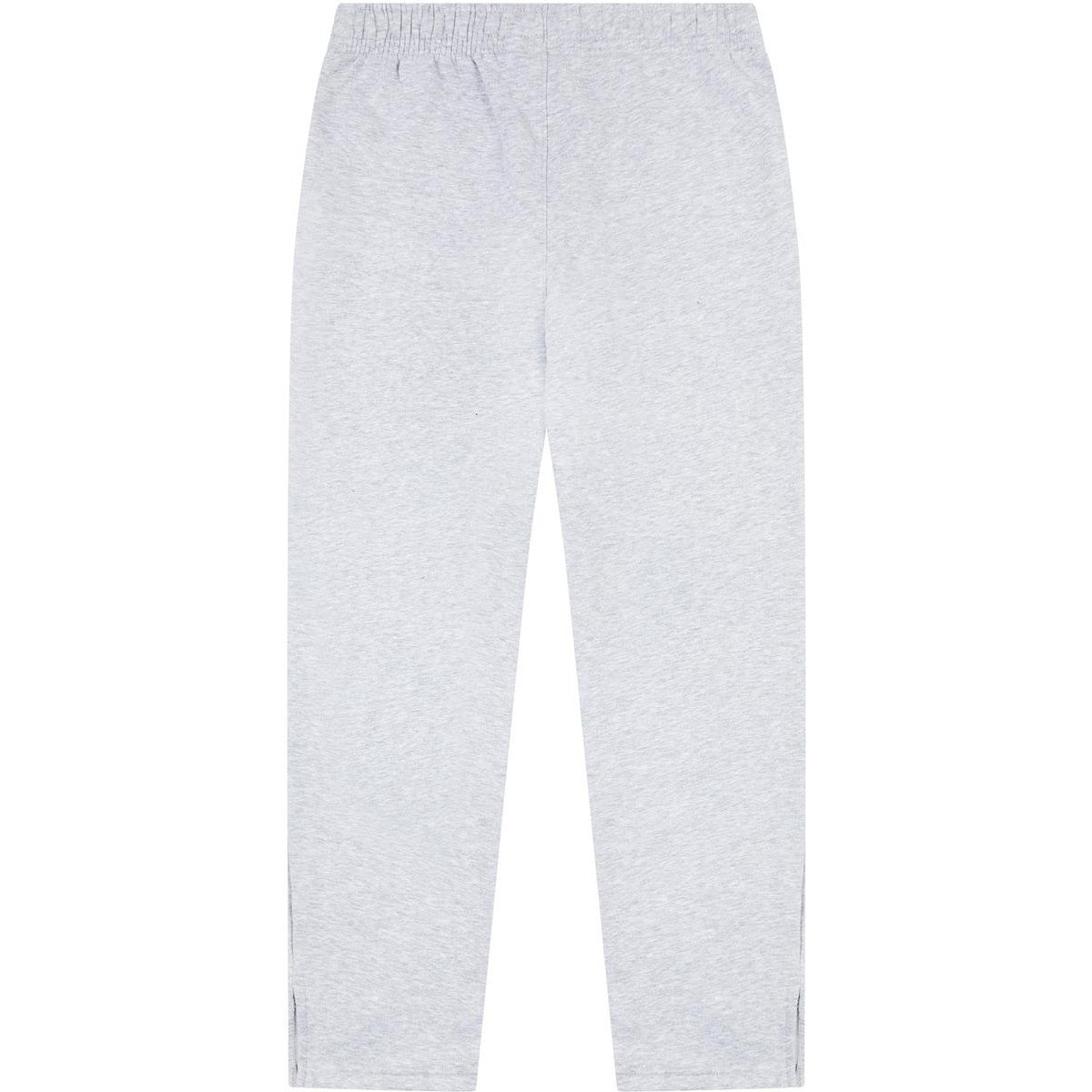 Ash Grey - Front - Casual Classics Unisex Adult Core Combed Cotton Split Hem Jogging Bottoms