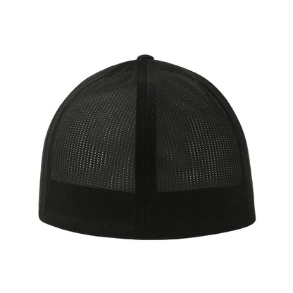 Black - Back - Atlantis Unisex Adult Acnila Trucker Cap