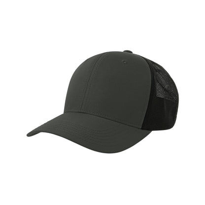 Dark Grey-Black - Side - Atlantis Unisex Adult Acnila Trucker Cap