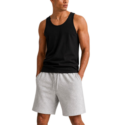 Black - Front - Casual Classics Mens Combed Cotton Regular T-Shirt