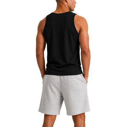 Black - Back - Casual Classics Mens Combed Cotton Regular T-Shirt