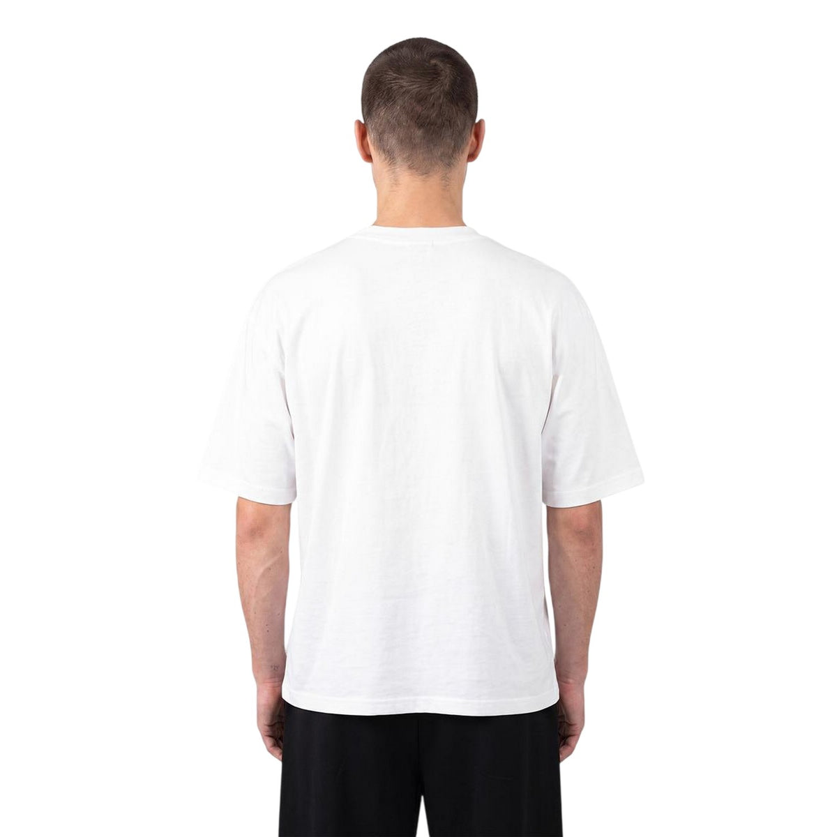 White - Back - Casual Classics Unisex Adult Combed Cotton T-Shirt