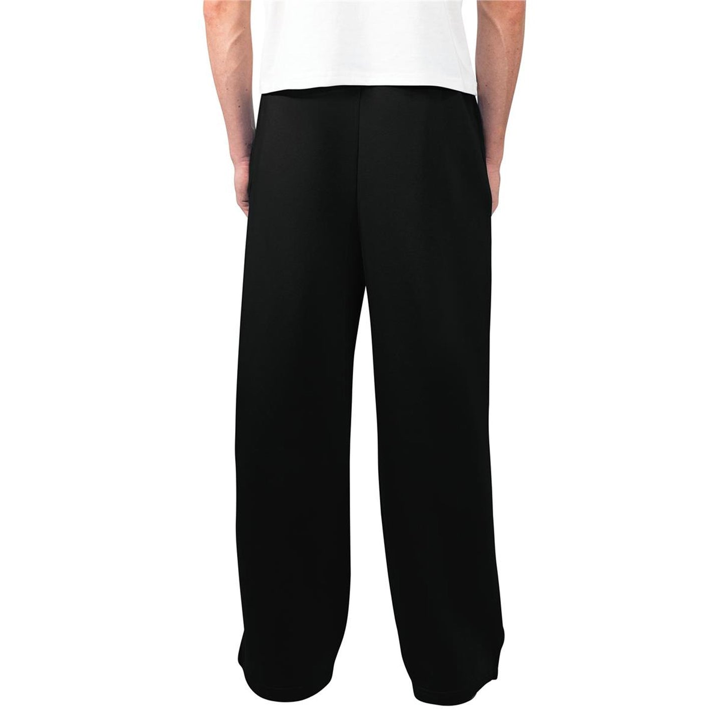 Black - Back - Casual Classics Unisex Adult Loose Fit Jogging Bottoms