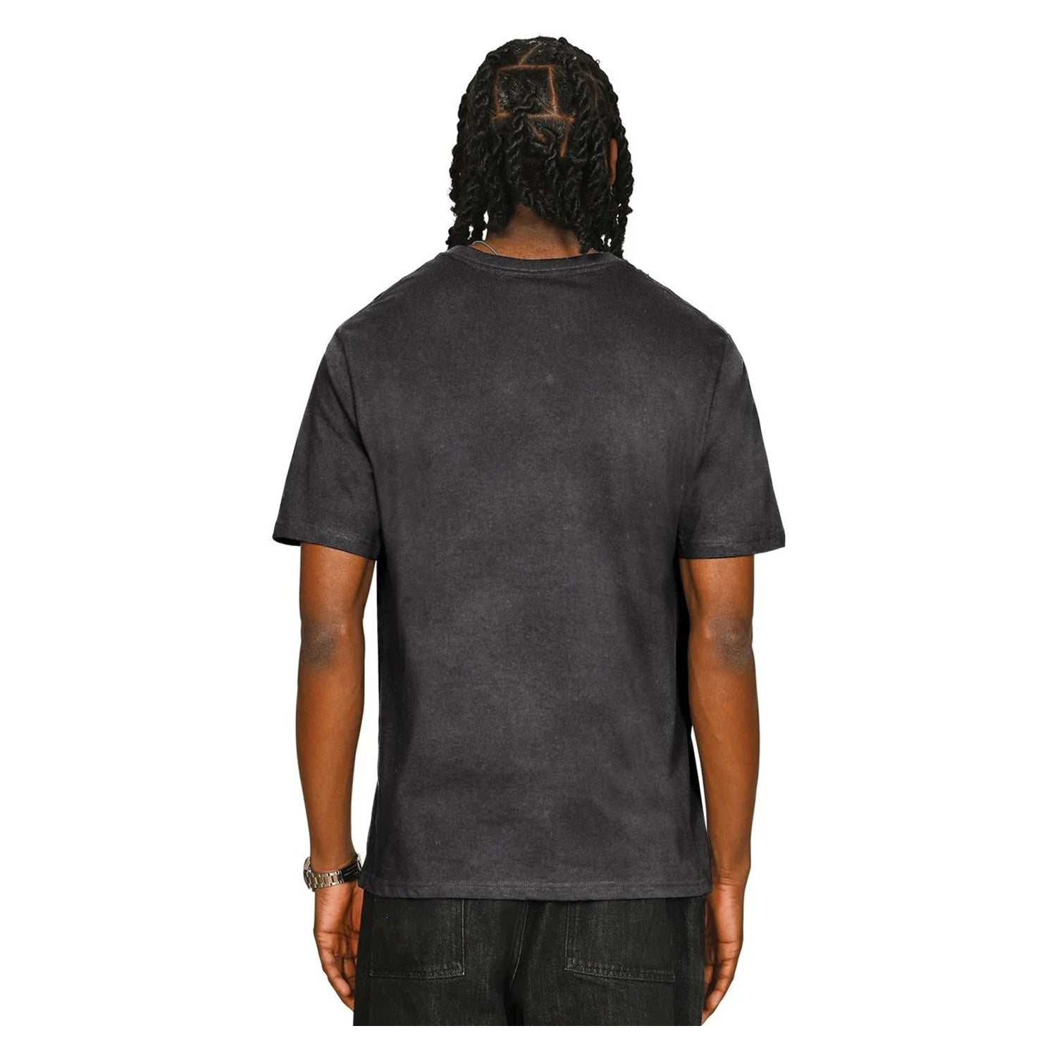 White Faded - Back - Casual Classics Unisex Adult Combed Cotton Regular T-Shirt