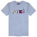 Serene Blue - Front - Addict Unisex Adult Under Construction T-Shirt