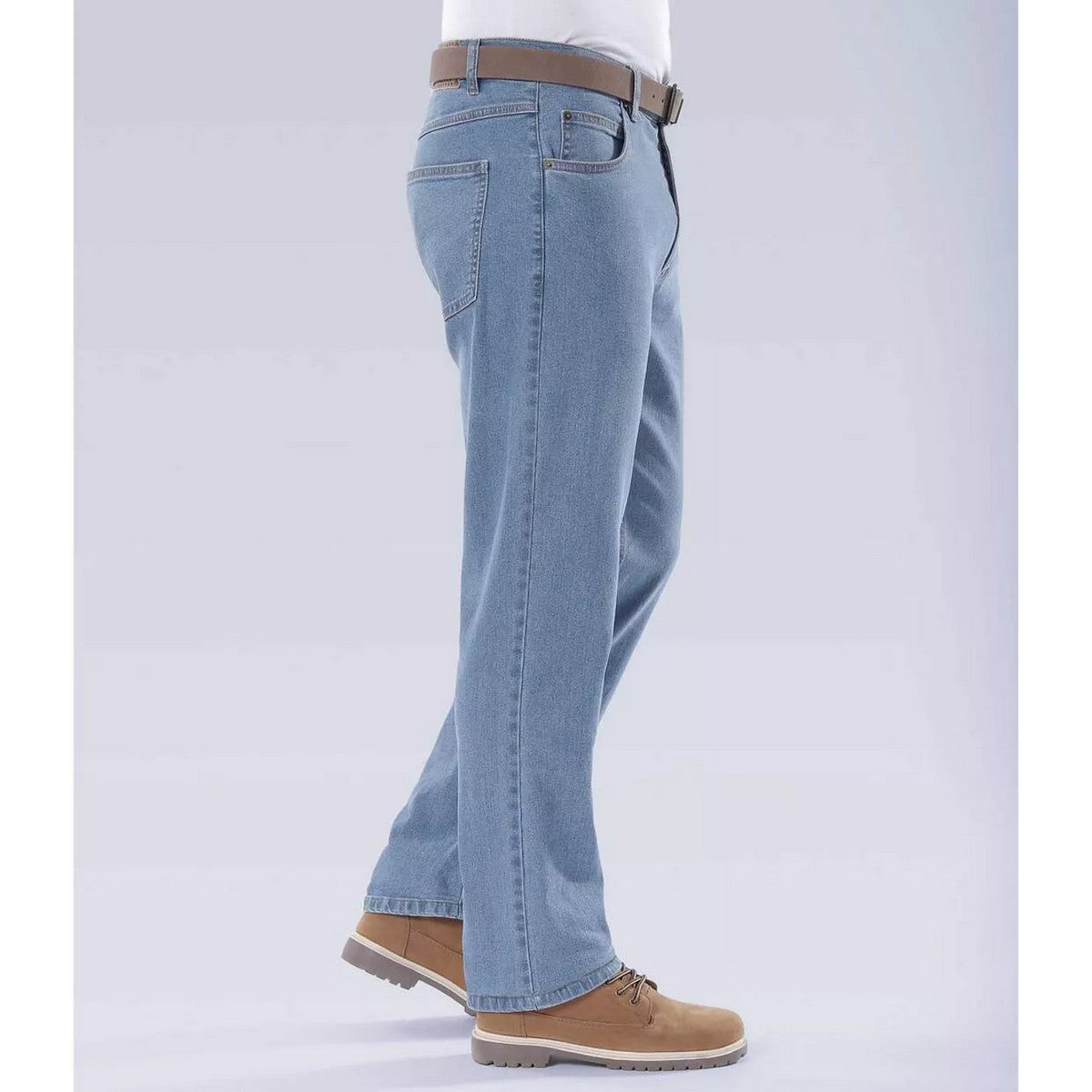 Blue - Pack Shot - Atlas For Men Mens Stretch Regular Jeans