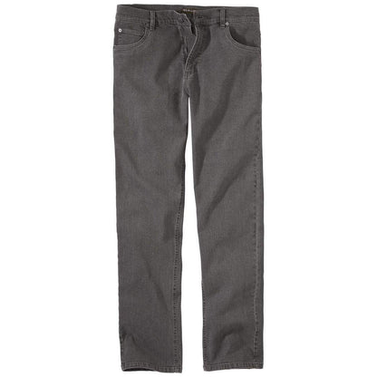 Grey - Front - Atlas For Men Mens Denim Regular Jeans