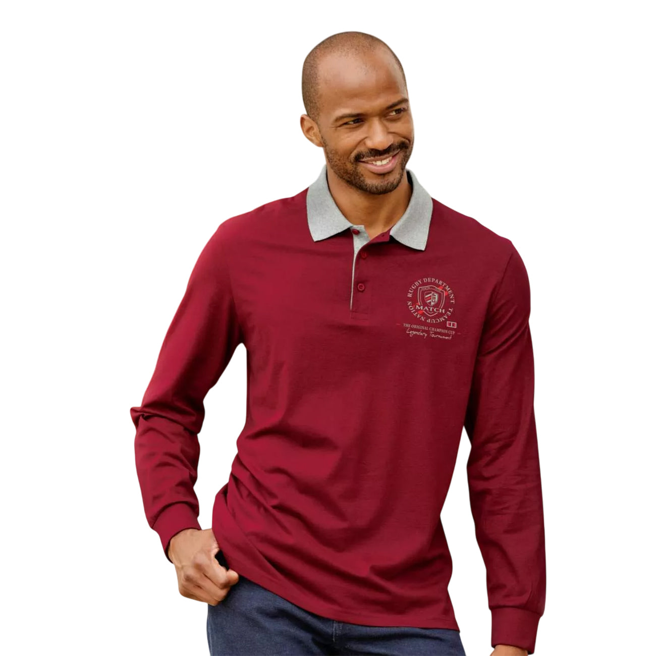 Black-Burgundy-Navy Blue - Side - Atlas For Men Mens Classic Polo Shirt (Pack Of 3)