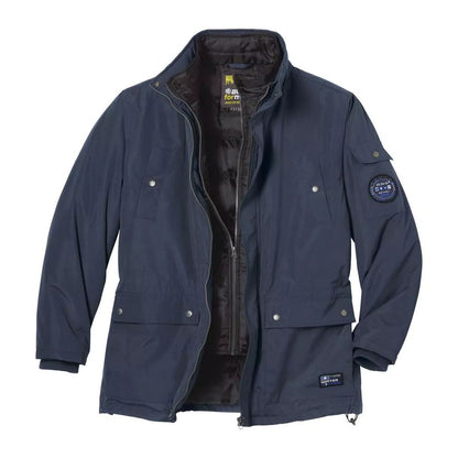 Navy - Front - Atlas For Men Mens Water Repellent Parka