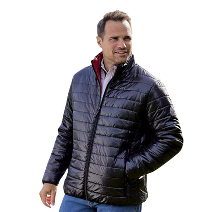 Black - Back - Atlas For Men Mens Lightweight Water Repellent Puffer Jacket