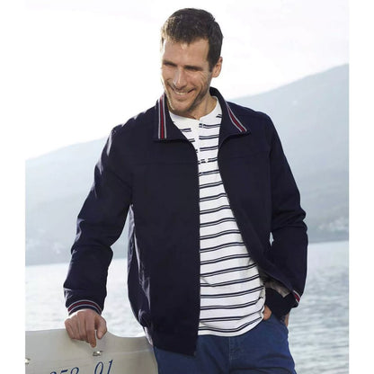 Navy - Lifestyle - Atlas For Men Mens Twill Jacket