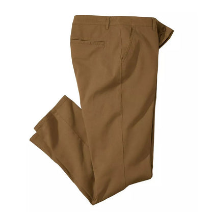 Light Brown - Front - Atlas For Men Mens Plain Chinos